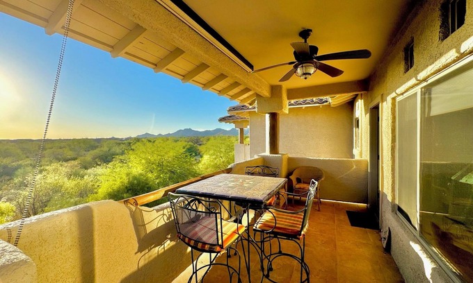 Rancho Vistoso Apartment | Vistoso Wildlife Vistas Condo with Heated Pool and Spa!