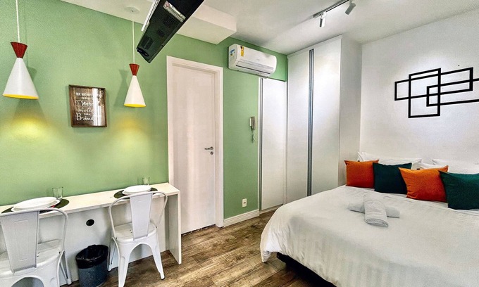 Sao Paulo Apartment | Vitta Apt 3 min from Allianz, Pool, Parking & Wi-Fi