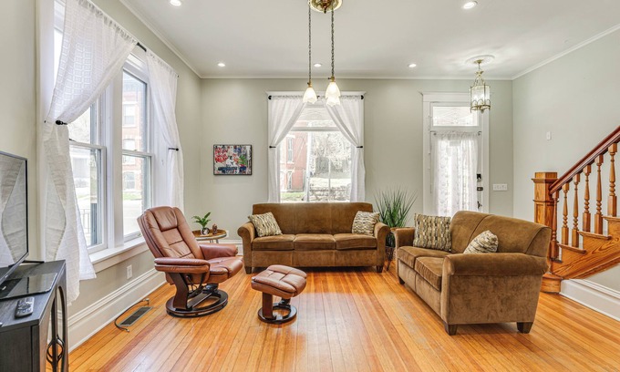 Dubuque House | Walk Downtown: Inviting Historic Home in Dubuque!