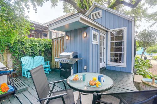 San Jacinto House | Walk to Beach Galveston Home with Hot Tub