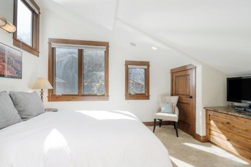 Telluride Apartment | Walk to Festivals! Windows, Fireplace, Hot Tub condo