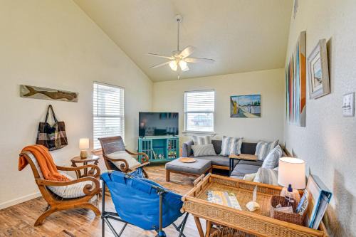 Surfside Beach House | Walk to Gulf Surfside Beach Home with Deck