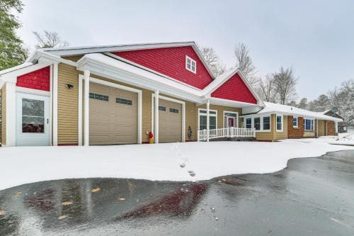 Rogers City House | Walk to Lake Huron Beaches Home with Fire Pit!