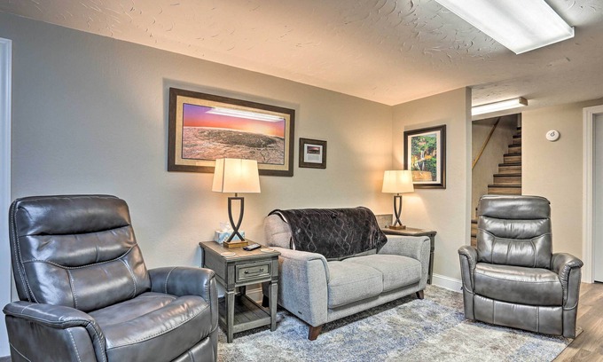 Sturgis Apartment | Walk to Main St: Sturgis Apt w/Grill!