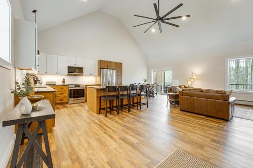 Sebago House | Walk to Sebago Town Beach Luxe Townhome with Grill
