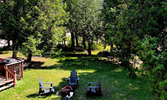 Washington Island House | Walk to the property from the ferry-Exclusive lake access for Cedar Point guests