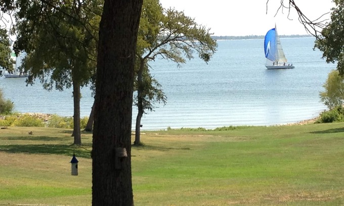 Pottsboro House | Water Front - Steps door to water play - Lake Home - Amazing Lake View