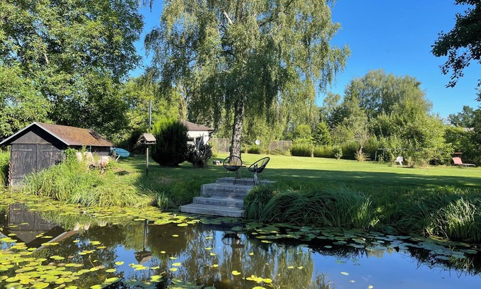 Roggentin House | Water property in the national park I Bicycles SUPs Canoes Kayaks Gas barbecue