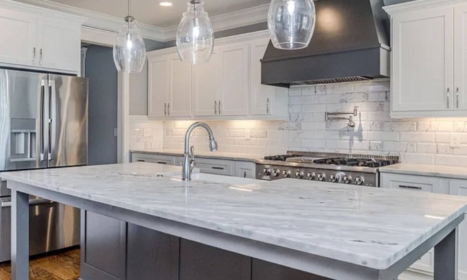 Evans House | Water view, Chefs kitchen, Movie Theater and outdoor Patio