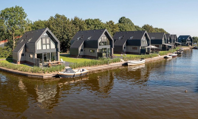 Balk House | Water Villa in Balk with Private Jetty