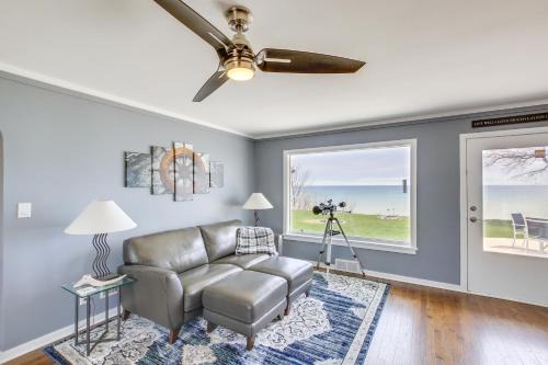 Algoma House | Waterfront Algoma Vacation Rental on Lake Michigan