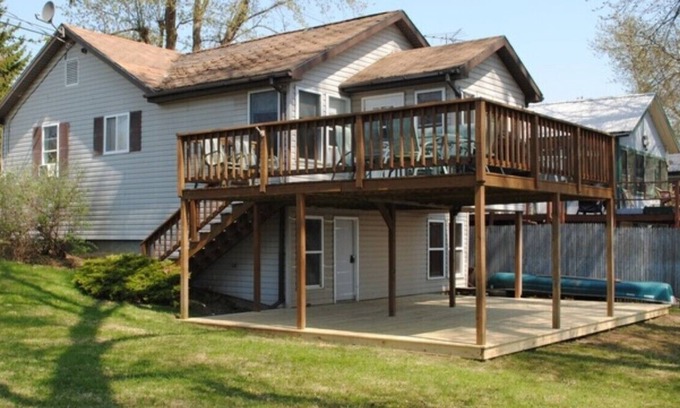 Brier Hill Cottage | Waterfront Black Lake cottage/camp centrally located. Ice fishing access.