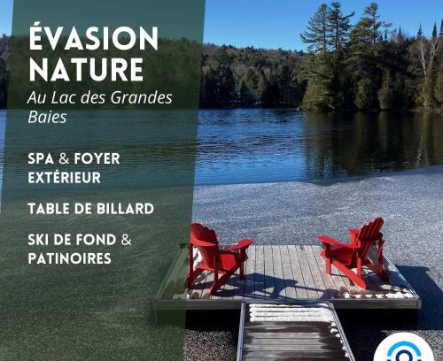 Nominingue Ski Chalet | Waterfront - Chalet des Becassines