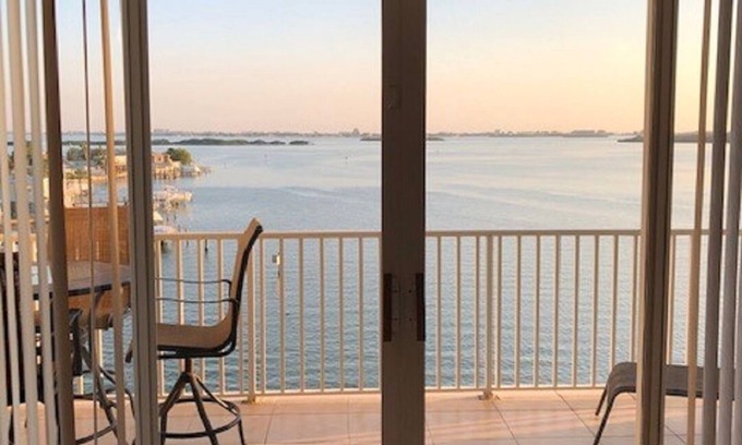 St. Petersburg - Clearwater Condo | Waterfront Condo overlooks Bay, access to walking trails & minutes to beaches