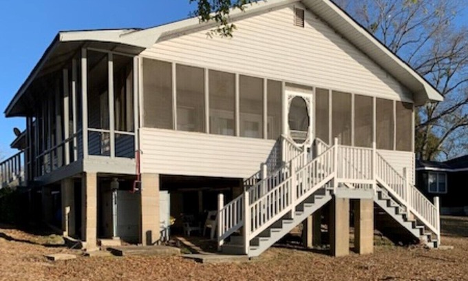 Fort Gaines House | Waterfront cottage in Brashears Subdivision.