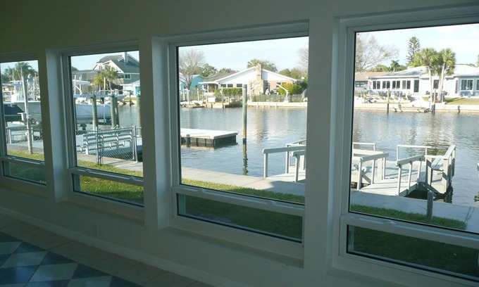 Flor-a-mar House | Waterfront, Dock, Pool, Floramar North Canal Minutes to Gulf of Mexico