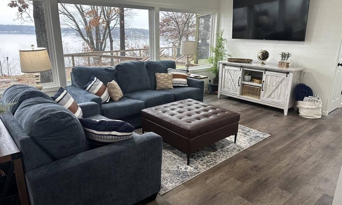Copeland House | Waterfront Family Getaway Duo Homes Sleeps 18 w/Private Dock on Grand Lake