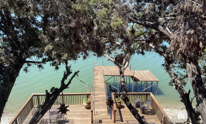 Burnet Cabin | Waterfront, fishing primer, sunning decks, swimming area, kayaks
