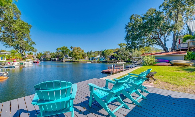 Weeki Wachee Gardens House | Waterfront Getaway w/Private Dock & Slip