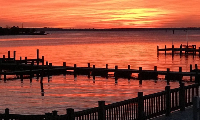 Swan Point House | Waterfront home with 2000 sq ft. dock bar 1.5 hours from DC. Pet friendly!