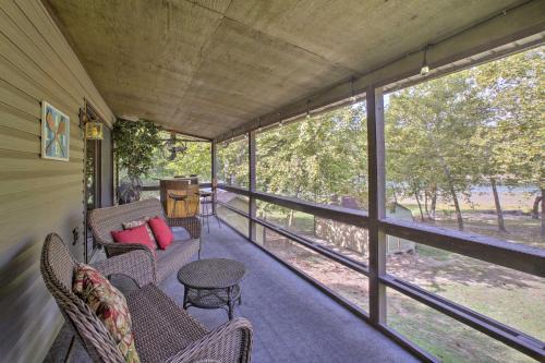 Golden House | Waterfront Home with Fire Pit on Table Rock Lake