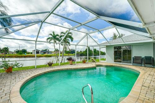 Burnt Store House | Waterfront Home with Private Pool in Cape Coral