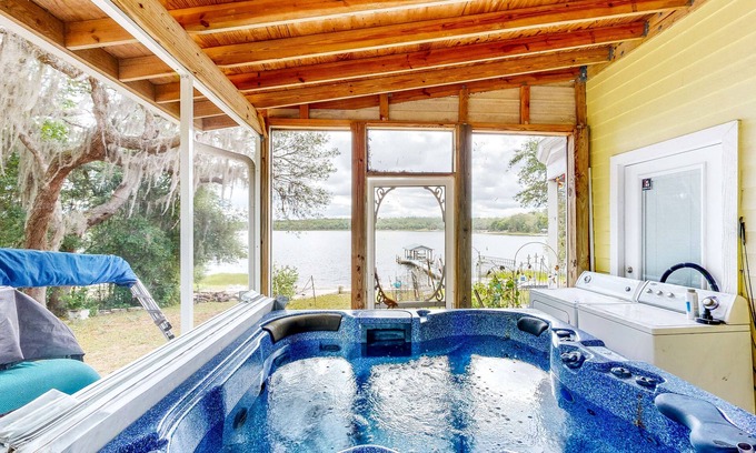 Putnam Hall House | Waterfront home with private hot tub, arcade room & firepit - dog-friendly