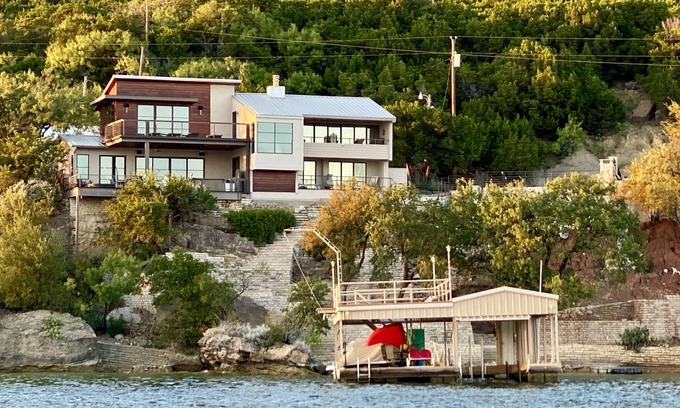 Graford House | Waterfront Lake House, Possum Kingdom Lake, Texas