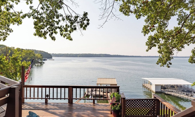 Eucha House | Waterfront lake house with your own private dock and amazing views.