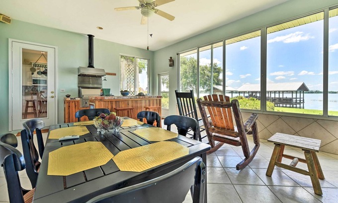 Highland House | Waterfront Lake Placid Home with Private Dock!