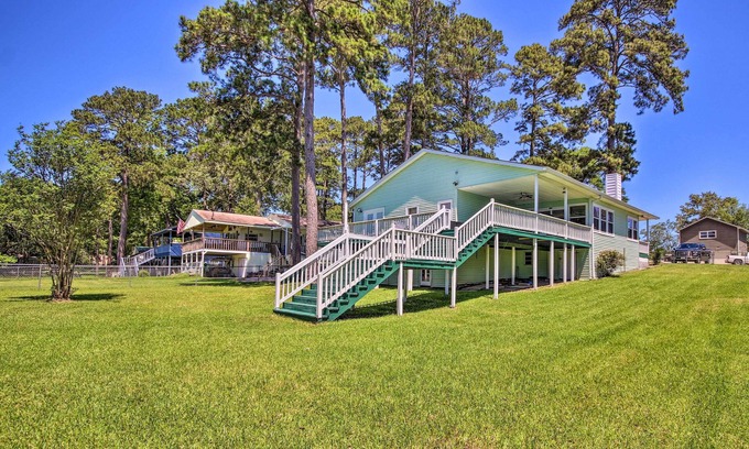Onalaska House | Waterfront Onalaska Retreat w/Private Dock!