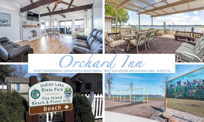 Lakeview House | WATERFRONT❤️Orchard Inn❤️Walk 2 Beach/Park/Rentals