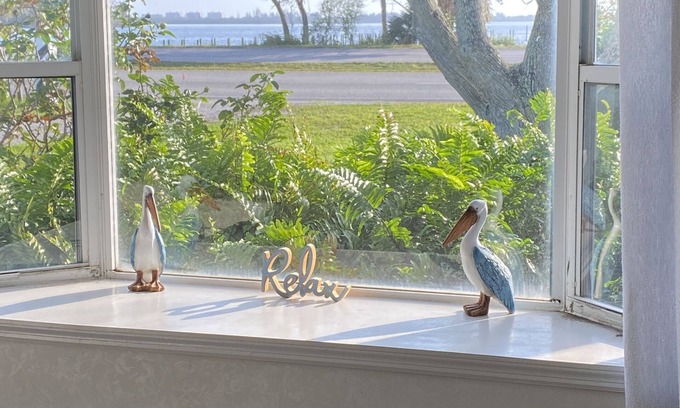 Grant-Valkaria House | Waterfront Paradise Found! 1/2 acre Pets Welcome!
