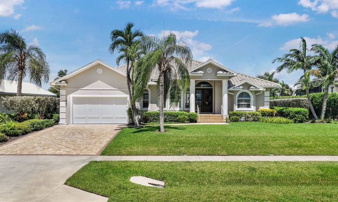 Marco Island House | Waterfront pool home just steps to Tigertail Beach