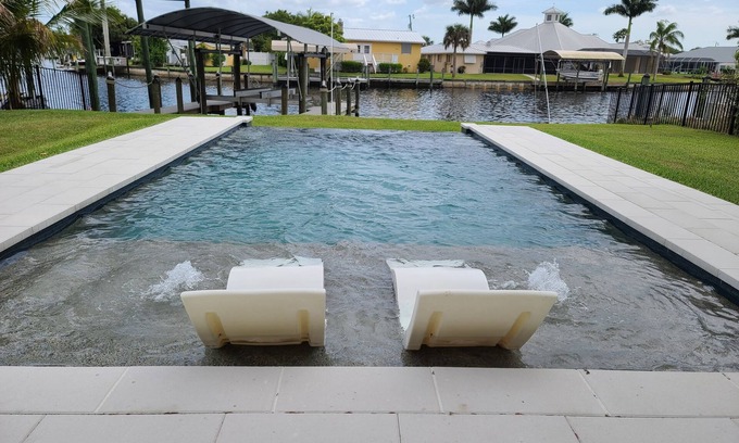 Fort Myers Shores House | Waterfront Pool Home!
