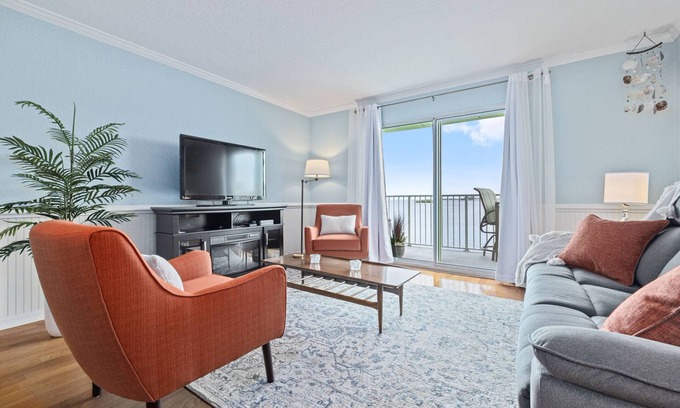 Dunedin Condo | Waterfront Price Reduced! Stunning 2nd story views of Sunsets and Marine Wildlife! Heated Pool!