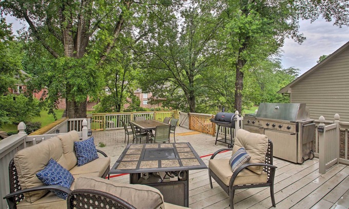 Lakeland House | Waterfront Retreat w/Boat Dock in Hot Springs!