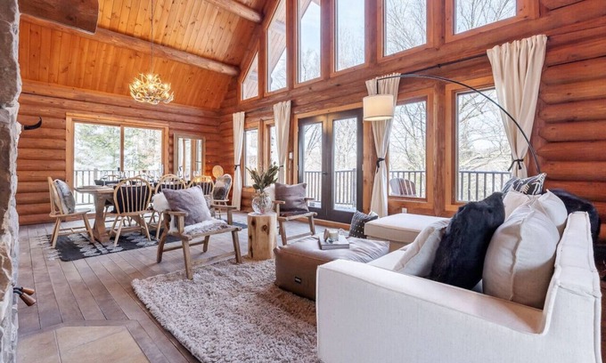 Saint-Faustin-Lac-Carre Cabin | WaterFront Rustic chic Tremblant