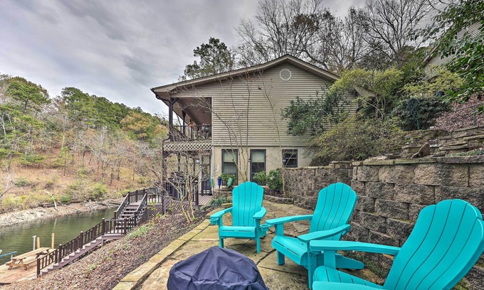Jones Mills House | Waterfront Sanctuary w/ Boat Dock & Fire Pit!