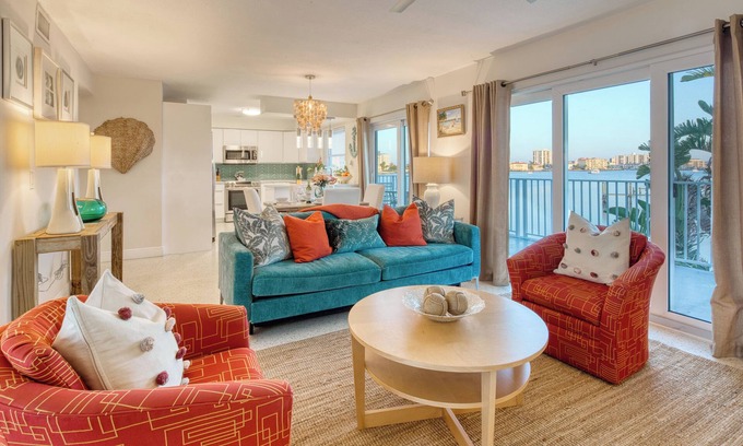 Bay Esplanade Apartment | Waterfront Seaside Chic #3 Clearwater Beach.