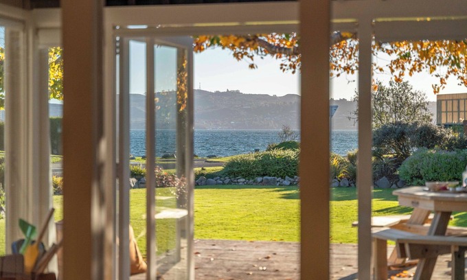 Rainbow Point House | Waterside Bliss - Taupo Holiday Home