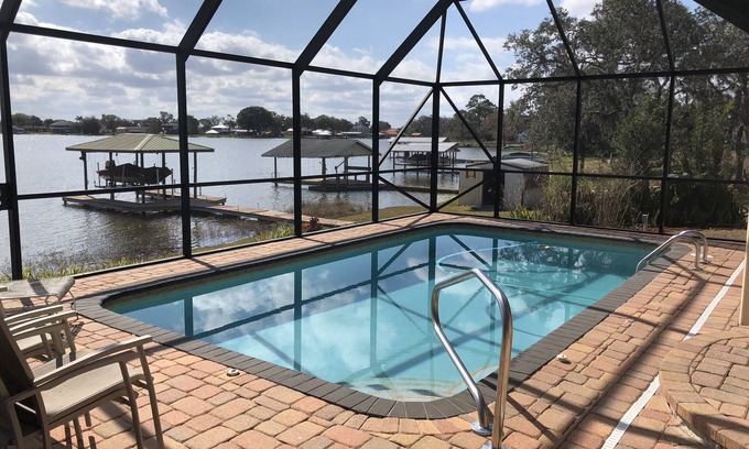 Highland House | Welcome, enjoy your own PRIVATE POOL and LAKEFRONT Dock. Fish & Kayak
