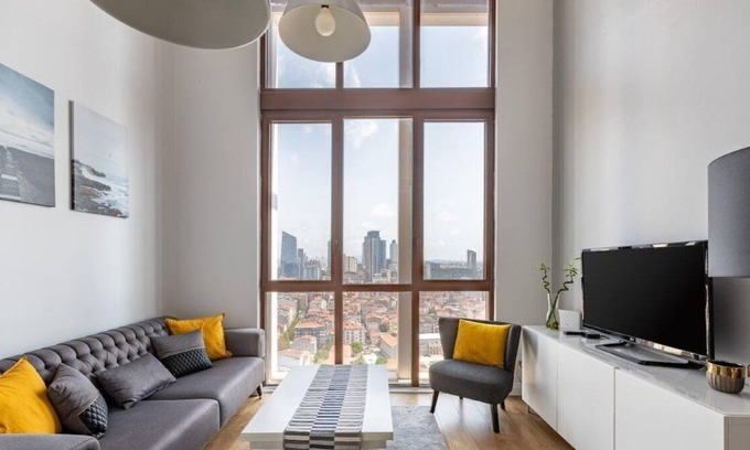Kagithane Apartment | Welcome to our cool bright 1 bedroom loft condo situated close to Kanyon