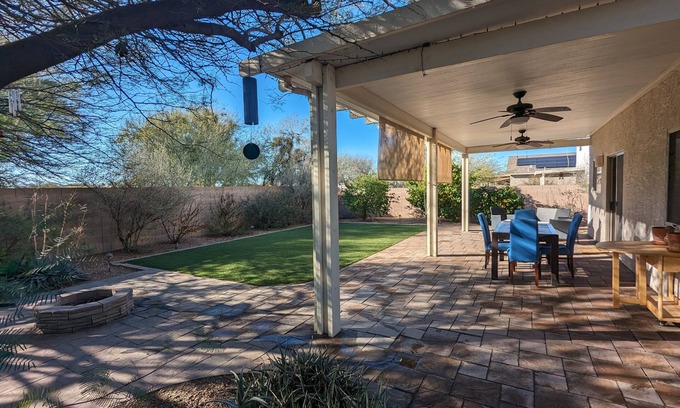 Flowing Well Neighborhood House | Welcome to the Desert DwellingnA charming 3-bedroom house with a beautiful yard!