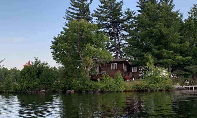North Frontenac Cottage | Well equipped bright family cottage . Amazing swimming, fishing and boating.