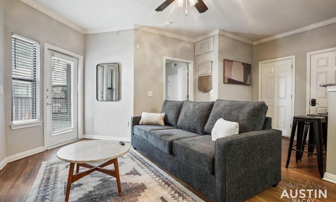 West Campus Apartment | West Campus Accommodations Pool and King Bedrooms