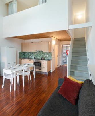 Crescenzago Apartment | White and Brown Exclusive Loft With Terrace - Free Parking - M2 station