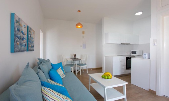 Agios Tychon Apartment | White Arches Apt #1 by TrulyCyprus