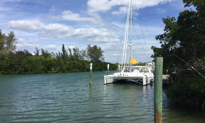 Palm Island House | White sand beaches— canal home-Fishing? Boating? Shelling? This is your spot!