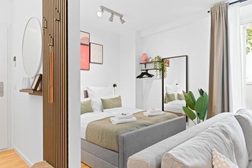 Neckarsulm Apartment | WHONAP - PINK LION I Parkplatz I Zentral I Terrasse I Küche I Business